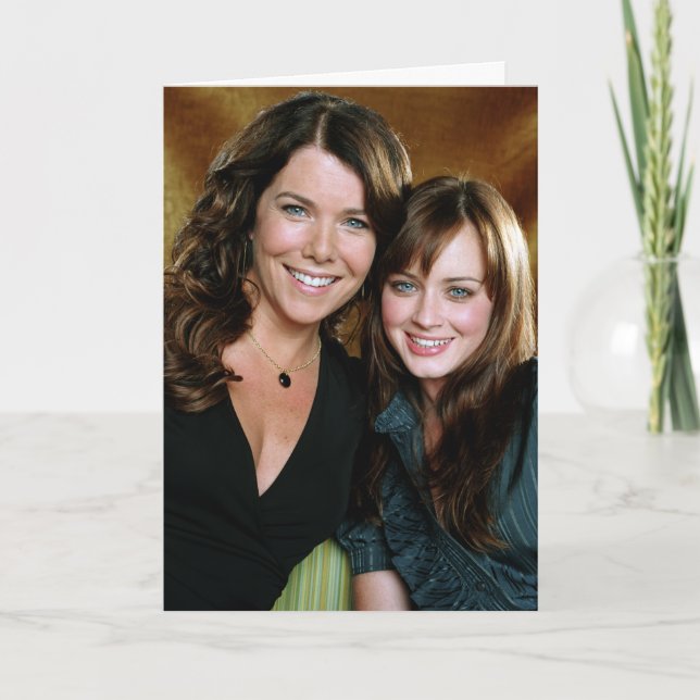 Lorelai & Rory Close-Up Portrait Card (Front)