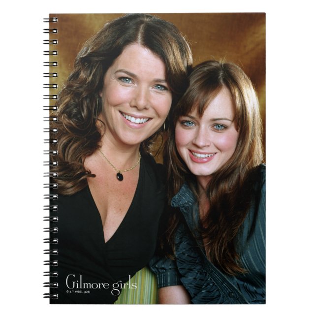 Lorelai & Rory Close-Up Portrait Notebook (Front)