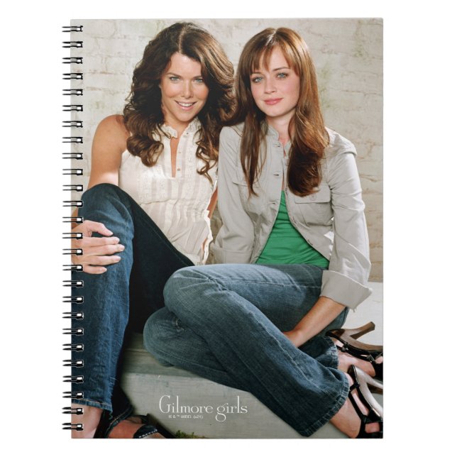 Lorelai & Rory Sitting Portrait Notebook (Front)