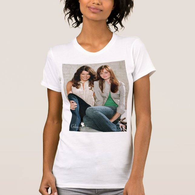 Lorelai & Rory Sitting Portrait T-Shirt (Front)