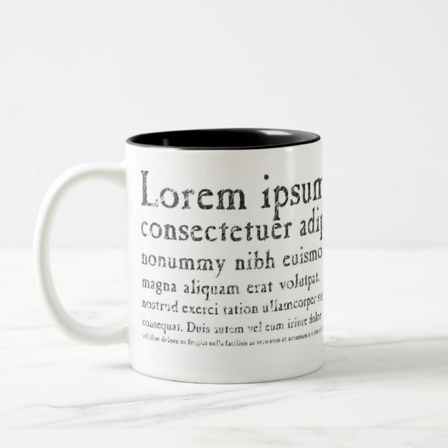 Lorem Ipsum Mug (Left)
