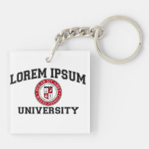 Lorem Ipsum University College Alumni Dummy Latin Key Ring