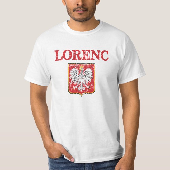 Lorenc Surname T-Shirt (Front)