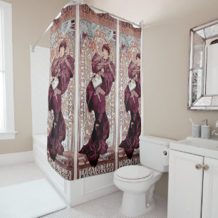 Lorenzaccio,Alphonse Mucha,Sarah Bernhardt,theatre Shower Curtain