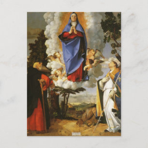Lorenzo Lotto- Asolo Altarpiecel Postcard