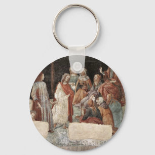 Lorenzo Tornabuoni Before The Seven Liberal Arts B Key Ring