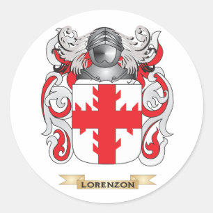 Lorenzon Coat of Arms (Family Crest) Classic Round Sticker