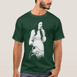 Loretta Lynn 70s Style Country Fan Design 1 T-Shirt