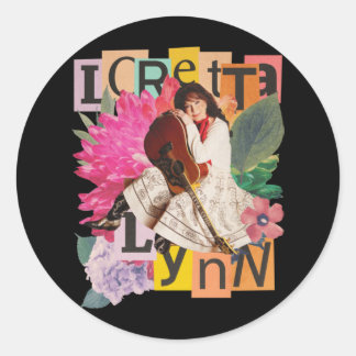 Loretta Lynn Classic Round Sticker