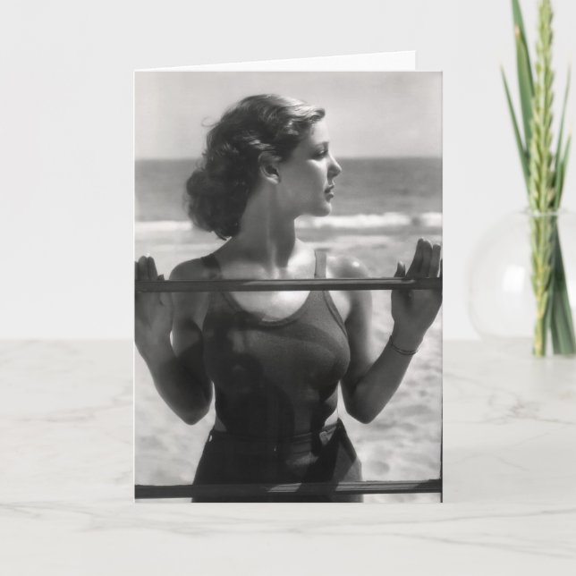 Loretta Young Greeting Card (Front)