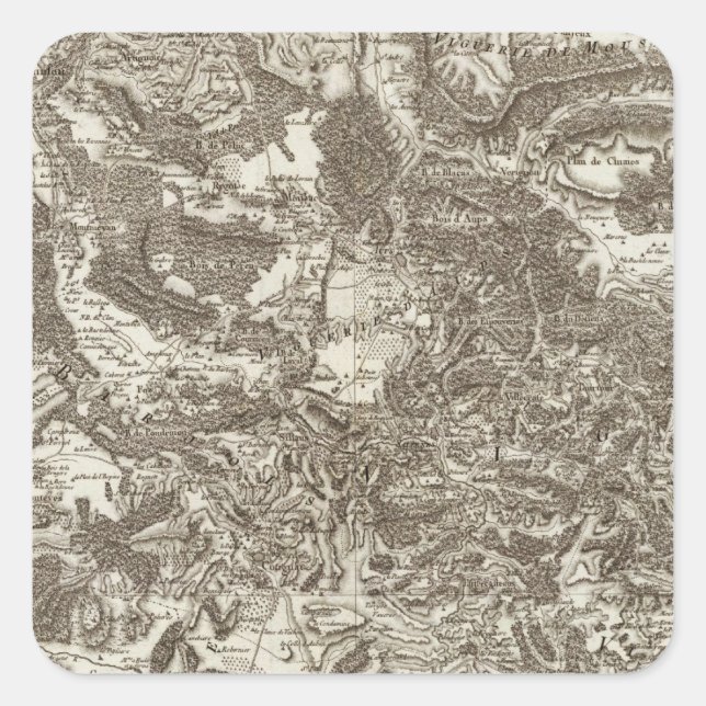 Lorgues Square Sticker (Front)