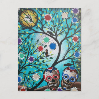 Lori Everett_ Day Of The Dead_Mexican_Skulls_DOD Postcard