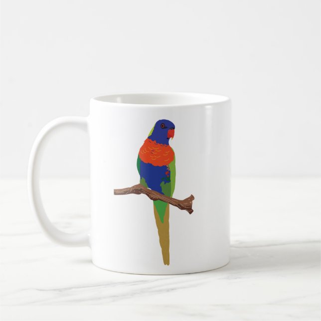 Lorikeet Coffee Mug (Left)