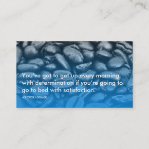 lorimer determination quote business card