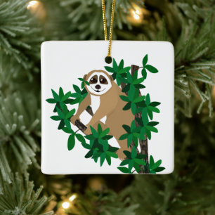 Loris Ceramic Ornament