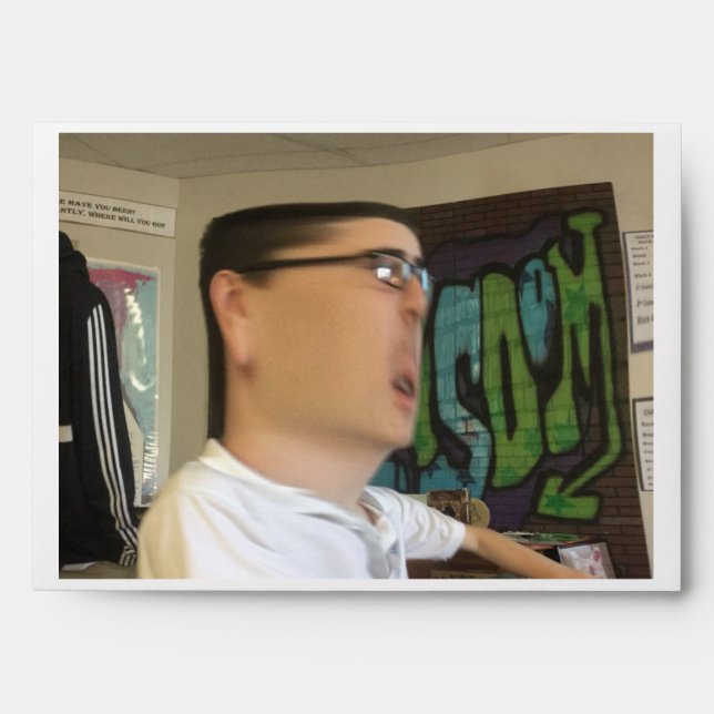 Lorne A7 greeting card envelope (Front)