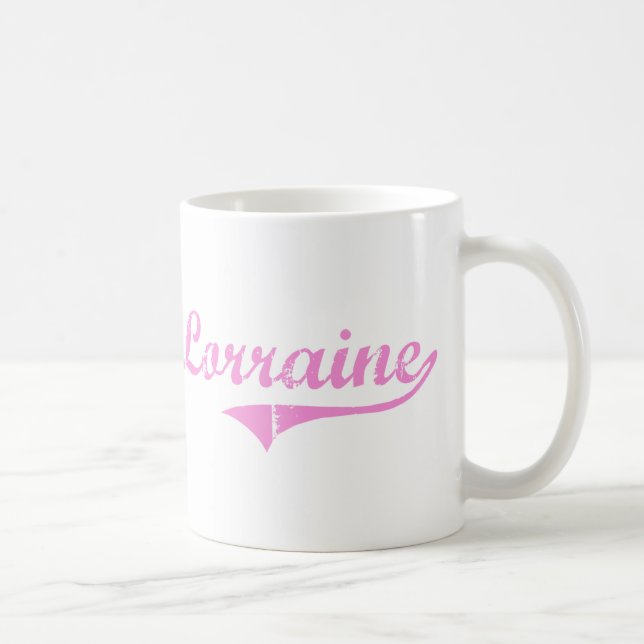 Lorraine Classic Style Name Coffee Mug (Right)