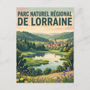 Lorraine Regional Natural Park France Postcard