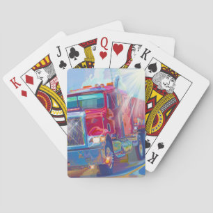 Lorry Big Rig Truck-Driver's Card Deck