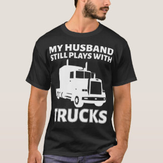 lorry driver colourful funny yoga T-Shirt