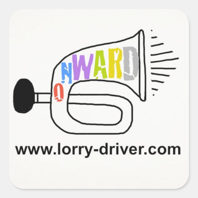 lorry-driver.com indoor stickers (Front)