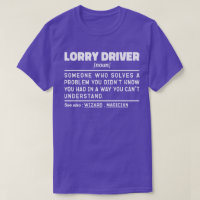 Lorry Driver Noun Cool Dad Driving Trucking Lovers