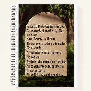 Los 10 mandamientos notebook