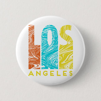 Los Angeles 6 Cm Round Badge