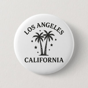Los Angeles 6 Cm Round Badge