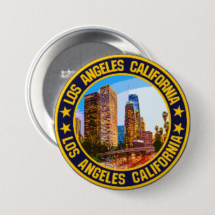 Los Angeles 7.5 Cm Round Badge