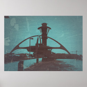 Los Angeles Airport LAX Poster