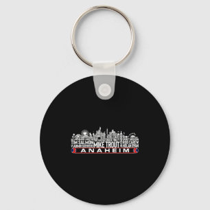 Los Angeles Baseball Team All Time Legends Anaheim Key Ring