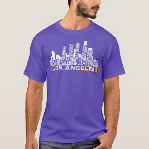 Los Angeles Basketball Team 23 Player Roster Los A T-Shirt