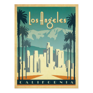 Los Angeles, CA 2 Postcard