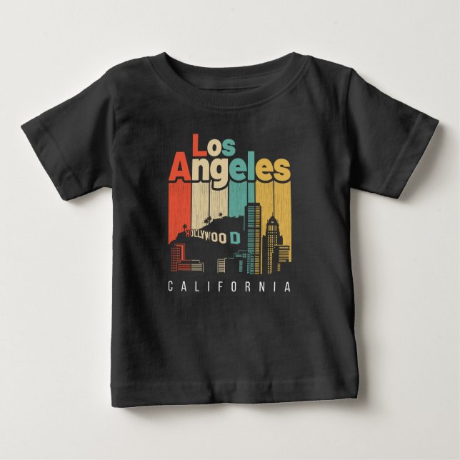 Los Angeles CA Baby T-Shirt (Front)