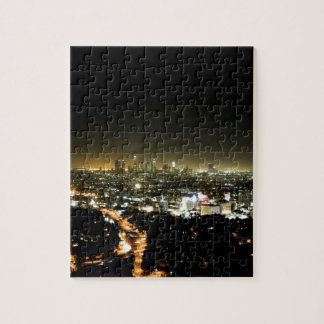Los Angeles, CA Beautiful Nighttime Jigsaw Puzzle