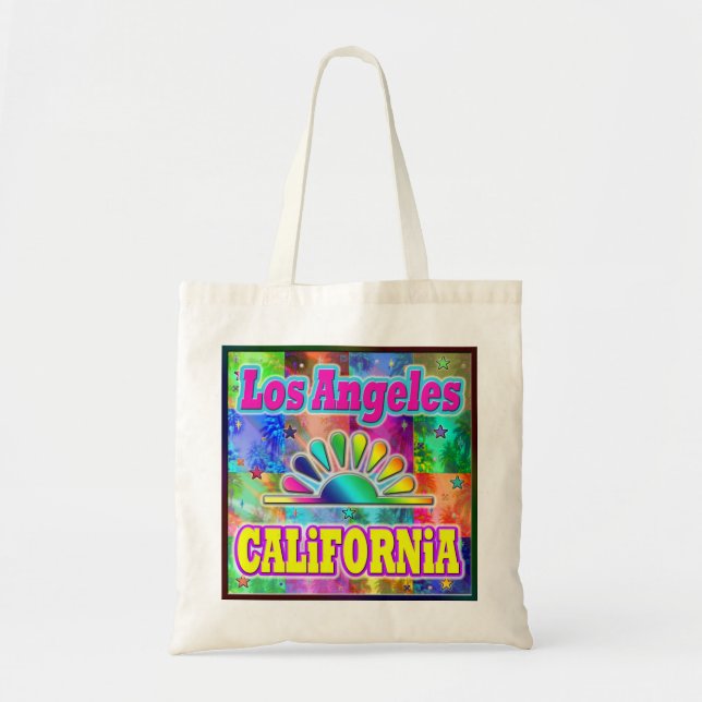 Los Angeles CA Sun & Palms Bag (Front)