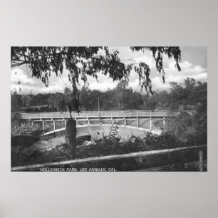 Los Angeles, CA View of Hollenbeck Park Poster