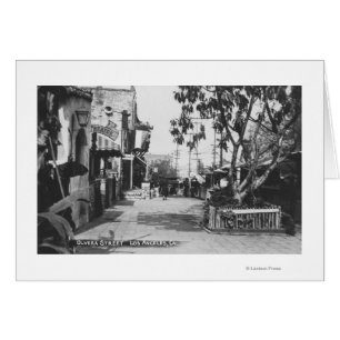 Los Angeles, CA View of Olvera Street