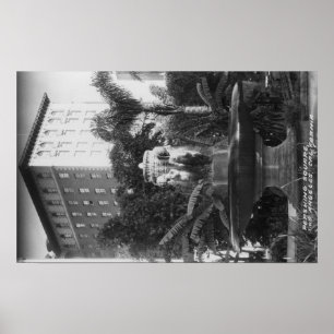 Los Angeles, CA View of Perishing Square Poster