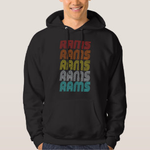 Los Angeles Ca Vintage 70s Retro Throwback Design Hoodie