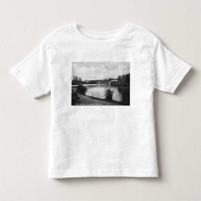 Los Angeles, CA West Lake Park City View Toddler T-Shirt (Front)