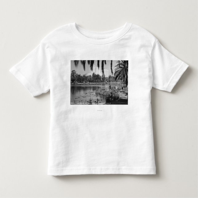 Los Angeles, CA West Lake Park in Winter Toddler T-Shirt (Front)
