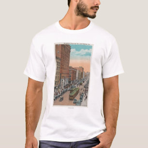 Los Angeles, CABroadway from 4th Street View T-Shirt