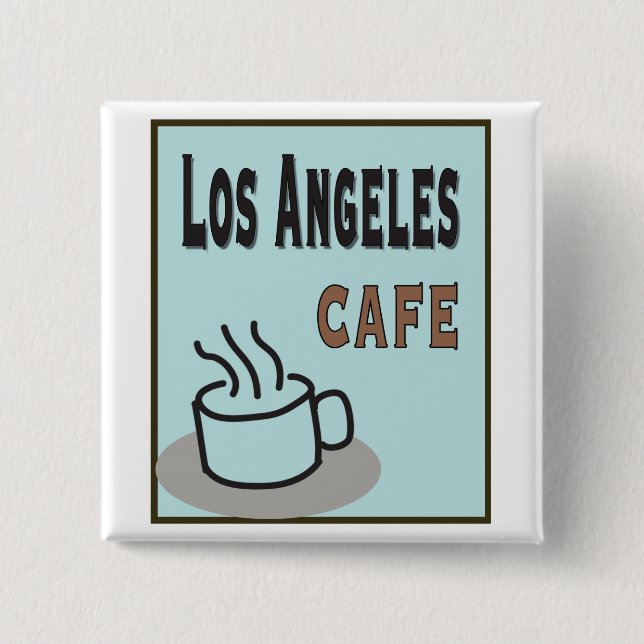 Los Angeles Cafe Buttons (Front)