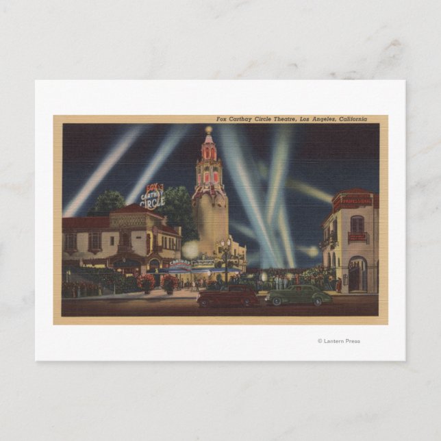 Los Angeles, CAFox Carthay Circle Theatre View Postcard (Front)