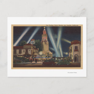 Los Angeles, CAFox Carthay Circle Theatre View Postcard