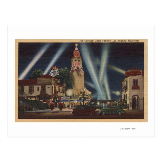 Los Angeles, CAFox Carthay Circle Theatre View Postcard