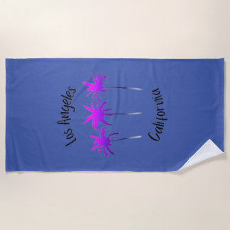 Los Angeles California       Beach Towel