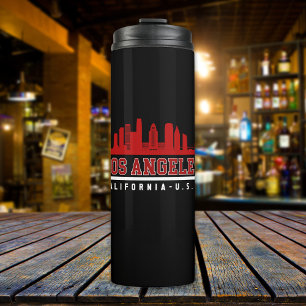 Los Angeles California Beautiful Skyline Thermal Tumbler